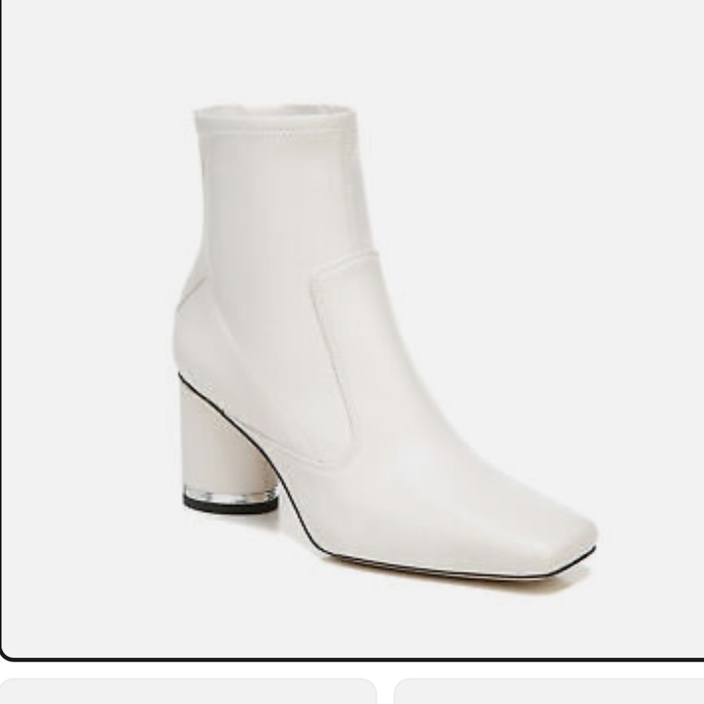 White Franco Sarto bootie size 7.5